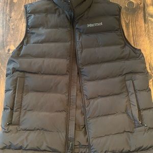 Marmot Large Black Puffer Vest